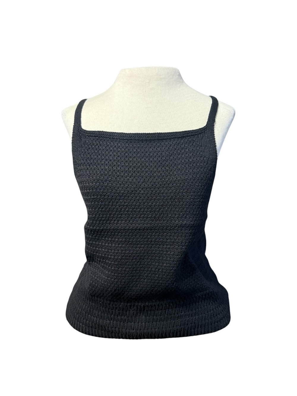 Ardene‎ 100% cotton Black Knit Square-Neck Camisole